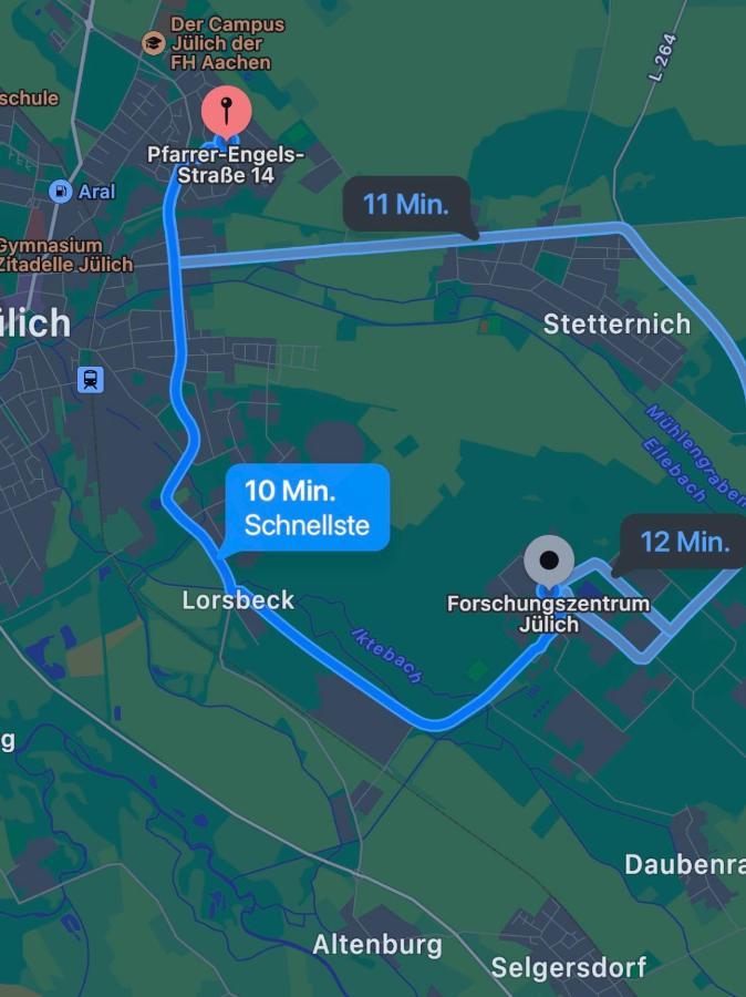 Ruhiges Juwel: Frisch Renoviert 100 Qm Lejlighed Jülich Eksteriør billede