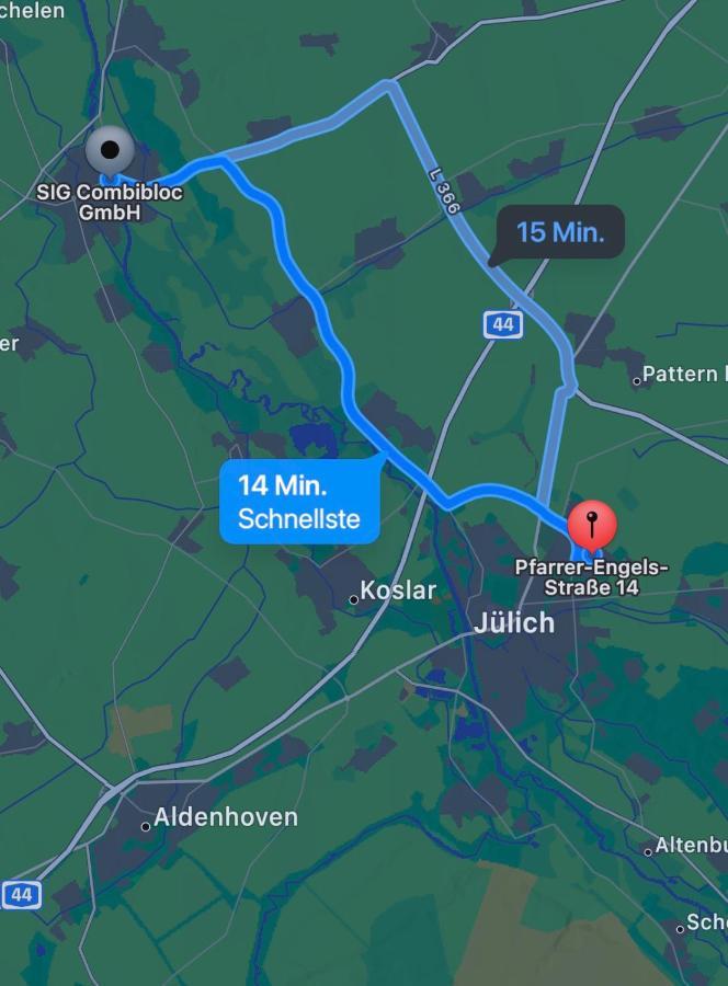 Ruhiges Juwel: Frisch Renoviert 100 Qm Lejlighed Jülich Eksteriør billede